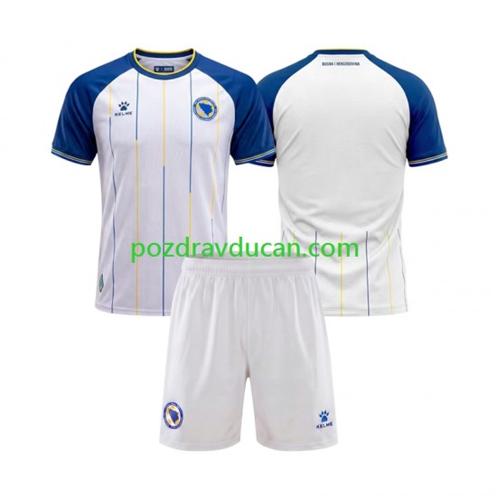 Nogometni Dresovi Bosna i Hercegovina Dječji Gostujući dres World Cup 2026 Kratkih Rukava