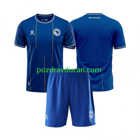 Nogometni Dresovi Bosna i Hercegovina Dječji Domaći dres World Cup 2026 Kratkih Rukava