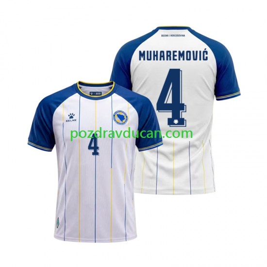Nogometni Dresovi Bosna i Hercegovina Tarik Muharemovic 4 Muški Gostujući dres World Cup 2026 Kratkih Rukava