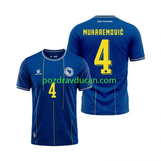 Nogometni Dresovi Bosna i Hercegovina Tarik Muharemovic 4 Muški Domaći dres World Cup 2026 Kratkih Rukava
