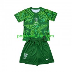 Nogometni Dresovi Brazil Vratar Dječji Gostujući dres World Cup 2026 Kratkih Rukava