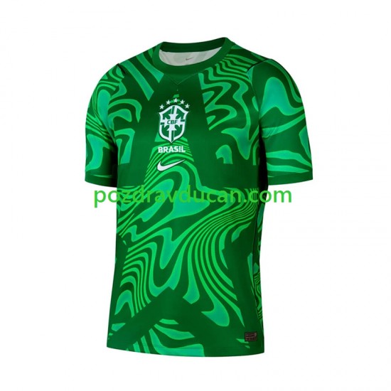 Nogometni Dresovi Brazil Vratar Muški Gostujući dres World Cup 2026 Kratkih Rukava