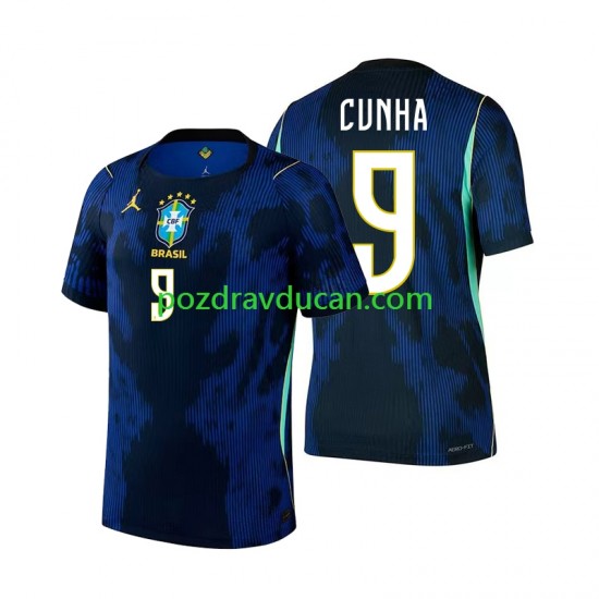 Nogometni Dresovi Brazil Matheus Cunha 9 Muški Gostujući dres World Cup 2026 Kratkih Rukava
