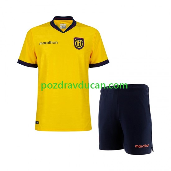 Nogometni Dresovi Ekvador Dječji Domaći dres World Cup 2026 Kratkih Rukava