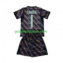 Nogometni Dresovi Francuska Brice Samba 1 Vratar Dječji Domaći dres World Cup 2026 Kratkih Rukava