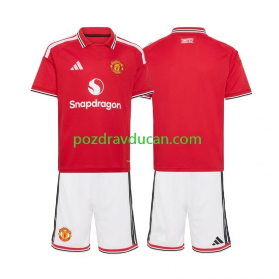 Nogometni Dresovi Manchester United Dječji Domaći dres 2026-2027 Kratkih Rukava