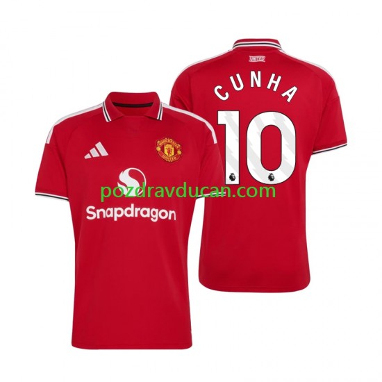 Nogometni Dresovi Manchester United Matheus Cunha 10 Muški Domaći dres 2026-2027 Kratkih Rukava