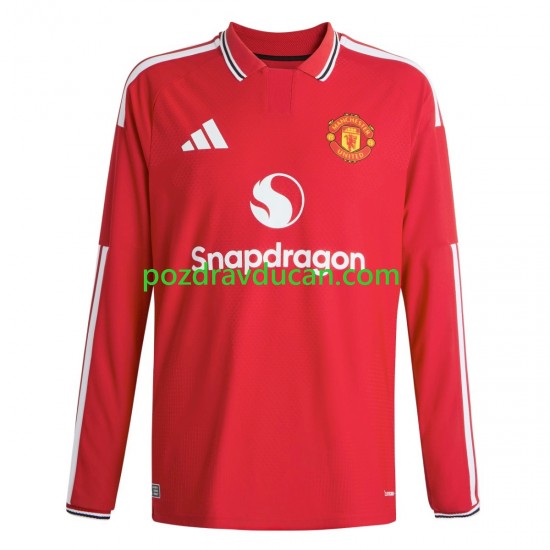 Nogometni Dresovi Manchester United Muški Domaći dres 2026-2027 Dugi Rukav