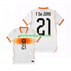Nogometni Dresovi Nizozemska Frenkie de Jong 21 Muški Gostujući dres World Cup 2026 Kratkih Rukava