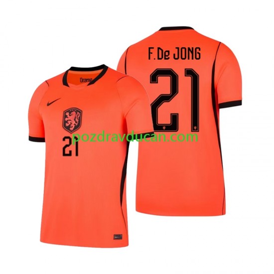 Nogometni Dresovi Nizozemska Frenkie de Jong 21 Muški Domaći dres World Cup 2026 Kratkih Rukava