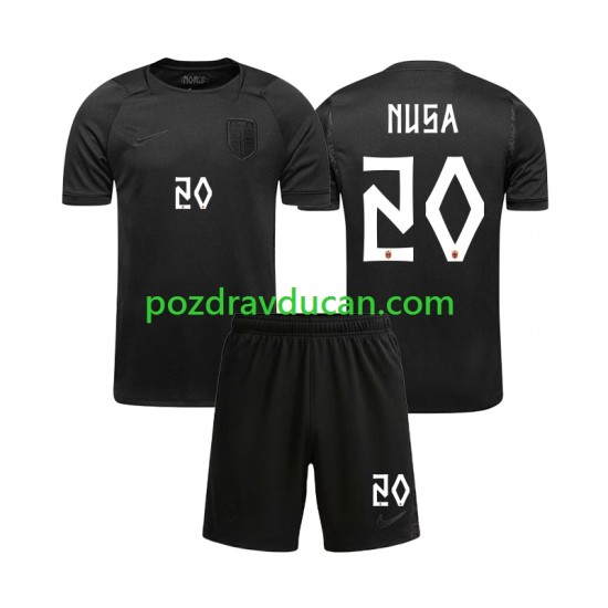 Nogometni Dresovi Norveška Antonio NUSA 20 Dječji Gostujući dres World Cup 2026 Kratkih Rukava