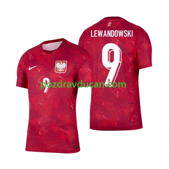 Nogometni Dresovi Poljska Robert Lewandowski 9 Muški Gostujući dres 2026 Kratkih Rukava