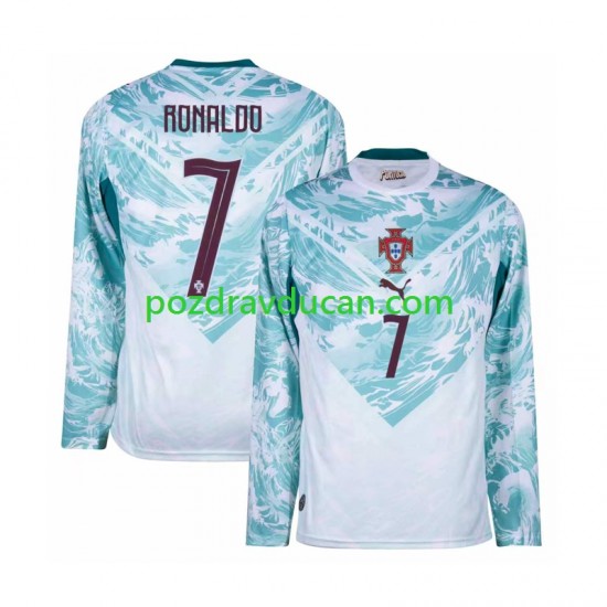 Nogometni Dresovi Portugal Cristiano Ronaldo 7 Muški Gostujući dres World Cup 2026 Dugi Rukav