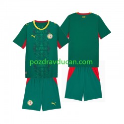 Nogometni Dresovi Senegal Dječji Gostujući dres 2026 2027 Kratkih Rukava