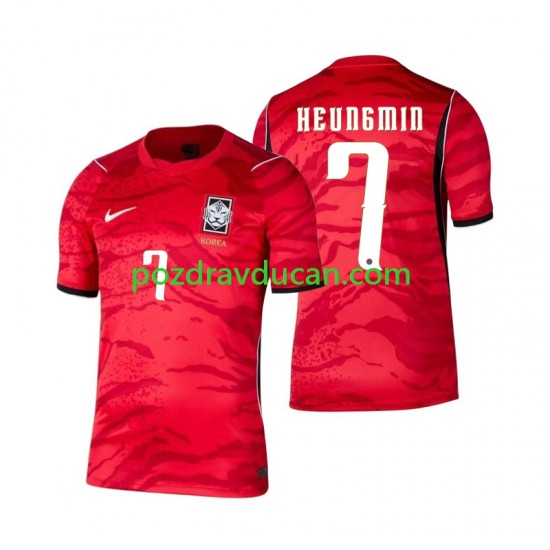 Nogometni Dresovi Južna Koreja Son Heung-min 7 Muški Domaći dres World Cup 2026 Kratkih Rukava