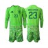 Nogometni Dresovi Španjolska Unai Simon 23 6th Green color Vratar Dječji World Cup 2026 Dugi Rukav