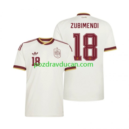 Nogometni Dresovi Španjolska Martin Zubimendi 18 Muški Gostujući dres World Cup 2026 Kratkih Rukava