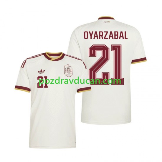 Nogometni Dresovi Španjolska Mikel Oyarzabal 21 Muški Gostujući dres World Cup 2026 Kratkih Rukava
