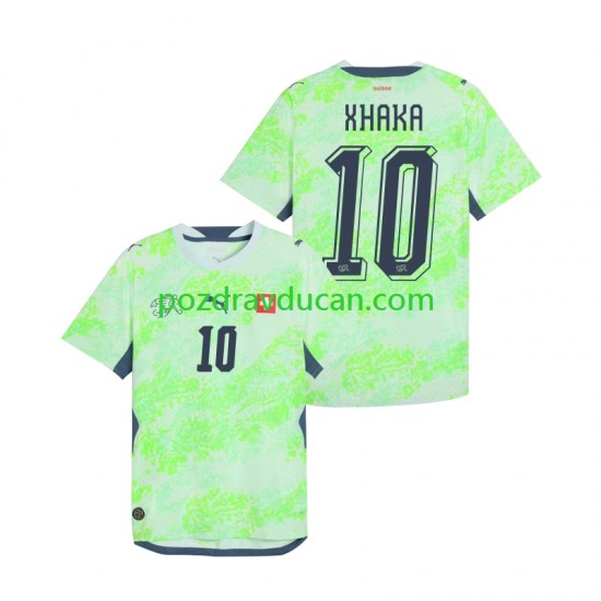 Nogometni Dresovi Švicarska Granit Xhaka 10 Muški Gostujući dres World Cup 2026 Kratkih Rukava