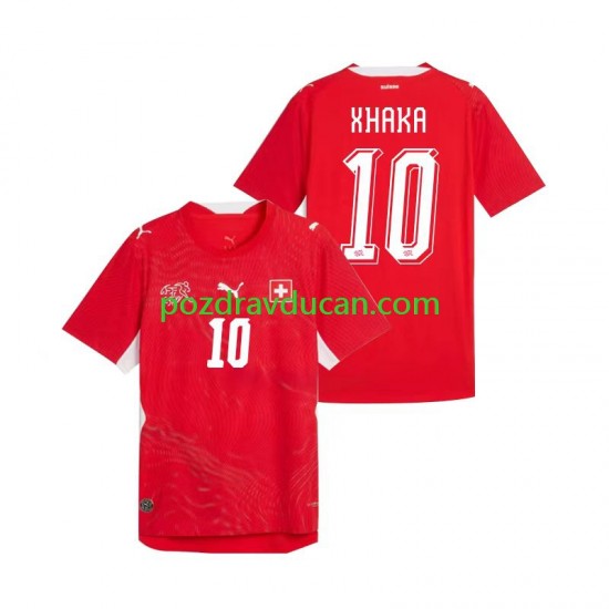 Nogometni Dresovi Švicarska Granit Xhaka 10 Muški Domaći dres World Cup 2026 Kratkih Rukava