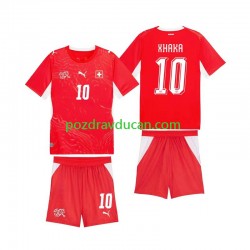 Nogometni Dresovi Švicarska Granit Xhaka 10 Dječji Domaći dres World Cup 2026 Kratkih Rukava
