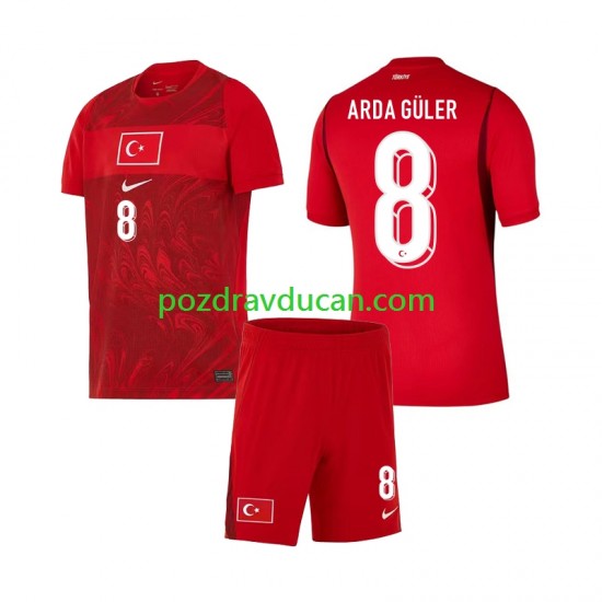 Nogometni Dresovi Turska Arda Guler 8 Dječji Domaći dres World Cup 2026 Kratkih Rukava
