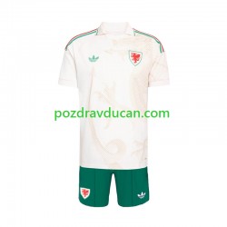 Nogometni Dresovi Wales Dječji Gostujući dres World Cup 2026 Kratkih Rukava