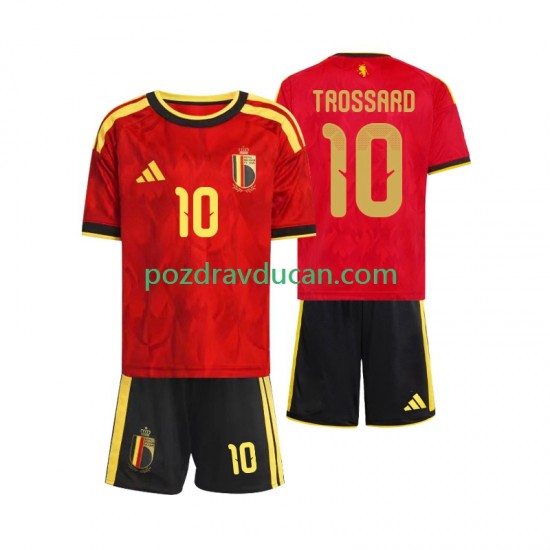 Nogometni Dresovi Belgija Leandro Trossard 10 Dječji Domaći dres World Cup 2026 Kratkih Rukava