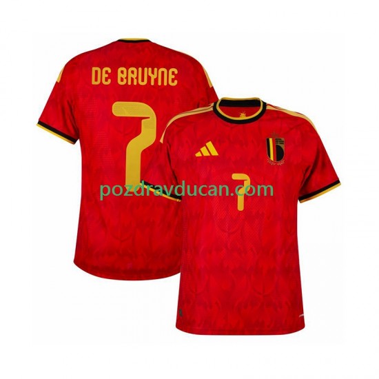 Nogometni Dresovi Belgija de bruyne 7 Muški Domaći dres World Cup 2026 Kratkih Rukava