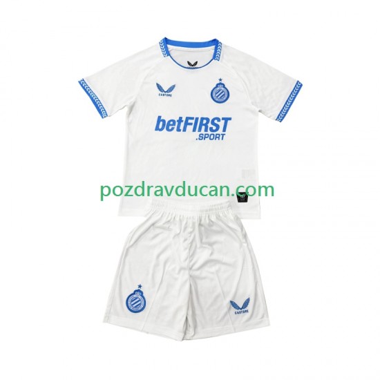 Nogometni Dresovi Club Brugge Dječji Gostujući dres 2025-2026 Kratkih Rukava