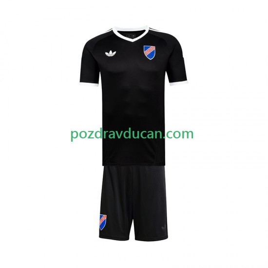 Nogometni Dresovi Colo-Colo Centenary Vratar Dječji Domaći dres 2025-2026 Kratkih Rukava