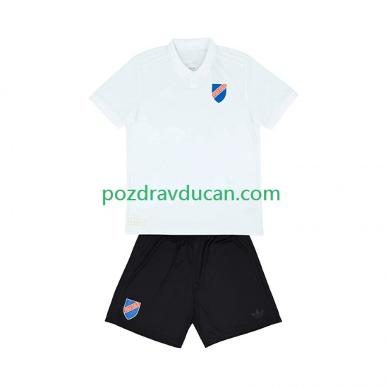 Nogometni Dresovi Colo-Colo Centenary Dječji Domaći dres 2025-2026 Kratkih Rukava