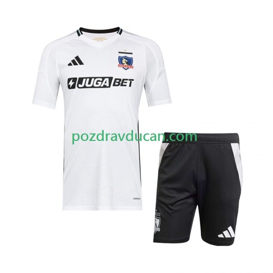 Nogometni Dresovi Colo-Colo Dječji Domaći dres 2025-2026 Kratkih Rukava