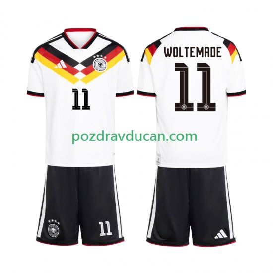 Nogometni Dresovi Njemačka Woltemade 11 Dječji Domaći dres World Cup 2026 Kratkih Rukava
