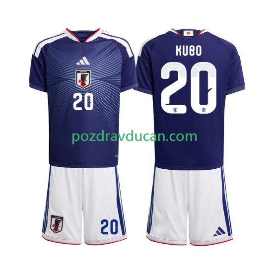 Nogometni Dresovi Japan Kubo 20 Dječji Domaći dres World Cup 2026 Kratkih Rukava