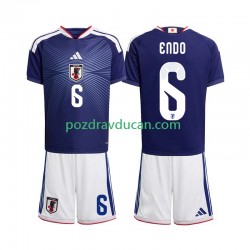 Nogometni Dresovi Japan Wataru Endo 6 Dječji Domaći dres World Cup 2026 Kratkih Rukava