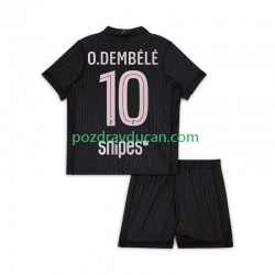 Nogometni Dresovi Paris Saint-Germain Ousmane Dembele 10 Dječji Četvrti dres 2025-2026 Kratkih Rukava
