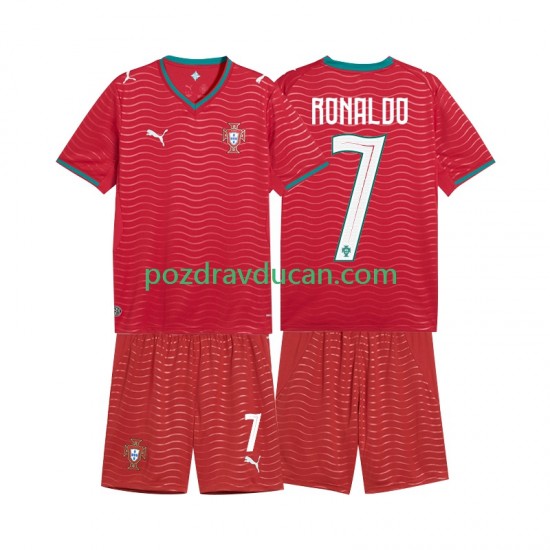 Nogometni Dresovi Portugal Cristiano Ronaldo 7 Dječji Domaći dres World Cup 2026 Kratkih Rukava