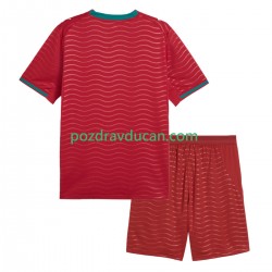 Nogometni Dresovi Portugal Dječji Domaći dres World Cup 2026 Kratkih Rukava