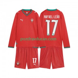 Nogometni Dresovi Portugal Rafael Leao 17 Dječji Domaći dres World Cup 2026 Dugi Rukav