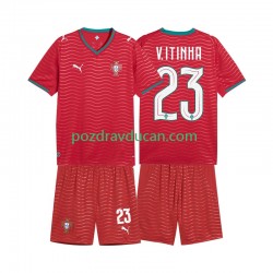 Nogometni Dresovi Portugal Vitinha 23 Dječji Domaći dres World Cup 2026 Kratkih Rukava