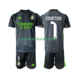 Nogometni Dresovi Real Madrid Thibaut Courtois 1 Vratar Dječji Treći dres 2025-2026 Kratkih Rukava