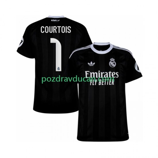Nogometni Dresovi Real Madrid Thibaut Courtois 1 Vratar Muški Treći dres 2025-2026 Kratkih Rukava