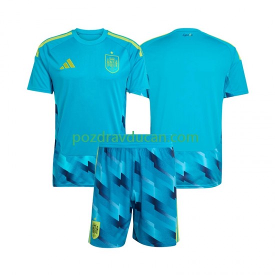 Nogometni Dresovi Španjolska Vratar Dječji Domaći dres World Cup 2026 Kratkih Rukava