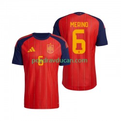 Nogometni Dresovi Španjolska Mikel Merino 6 Muški Domaći dres World Cup 2026 Kratkih Rukava