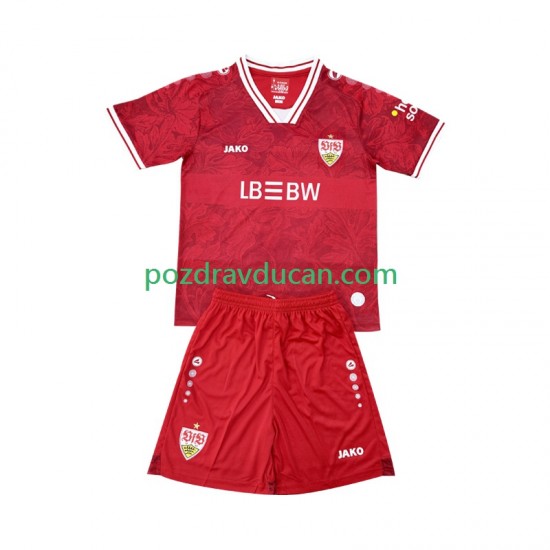 Nogometni Dresovi VfB Stuttgart Dječji Gostujući dres 2025-2026 Kratkih Rukava