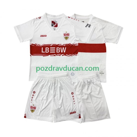 Nogometni Dresovi VfB Stuttgart Dječji Domaći dres 2025-2026 Kratkih Rukava
