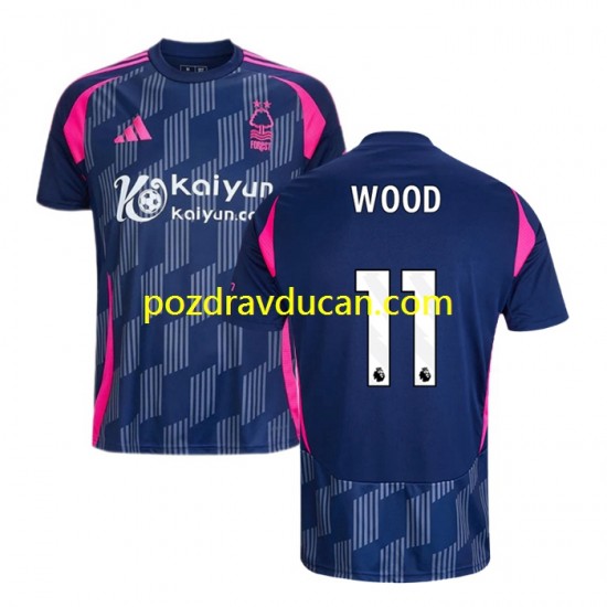 Nogometni Dresovi Nottingham Forest Chris Wood 11 Muški Gostujući dres 2024-2025 Kratkih Rukava