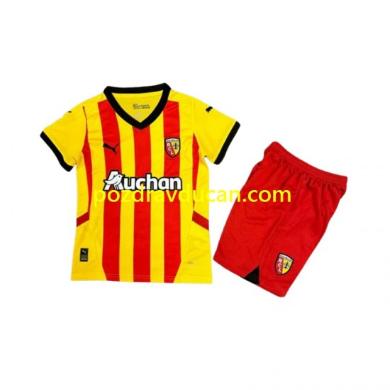 Nogometni Dresovi RC Lens Dječji Domaći dres 2024-2025 Kratkih Rukava