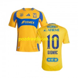 Nogometni Dresovi Tigres UANL Gignac 10 Muški Domaći dres 2024-2025 Kratkih Rukava
